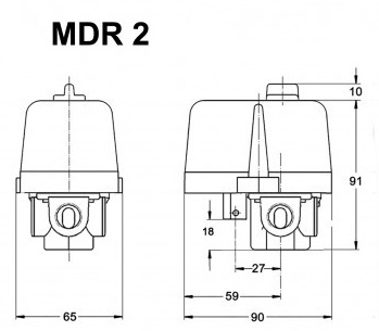 Реле давления Condor MDR 2/11 GEA AAAA 060A080 QIH XXX