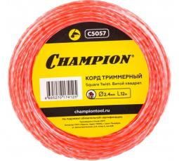 Корд триммерный Square Twist DUO (2,4 мм; 12 м) Champion C5057