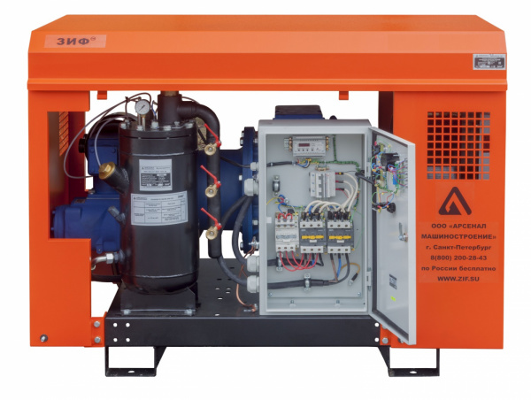 Винтовой электрический компрессор ЗИФ-СВЭ-4,0/0,7 кожух
